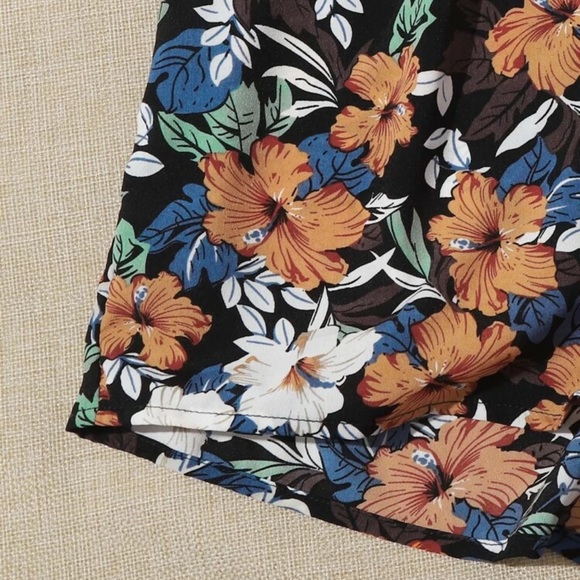 🛍 SHEIN Tie Back Floral Romper - Picture 6 of 6